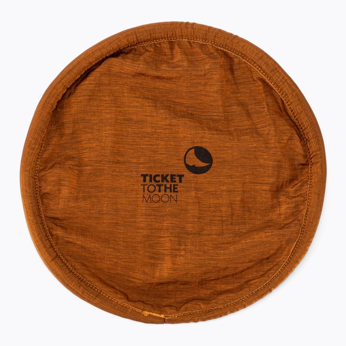 Frisbee pieghevole Ticket To The Moon Pocket terracotta arancione