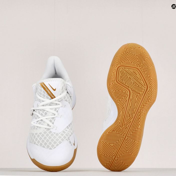 Nike Zoom Hyperspeed Court SE scarpe da pallavolo bianco/oro 10