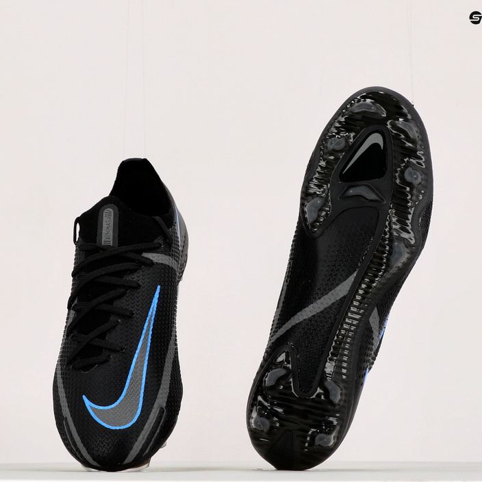 Scarpe da calcio Nike Phantom GT2 Elite FG Uomo nero/grigio ferro 11