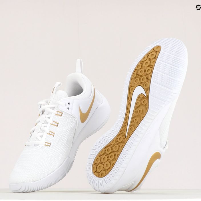Nike Air Zoom Hyperace 2 LE scarpe da pallavolo bianco/oro 9