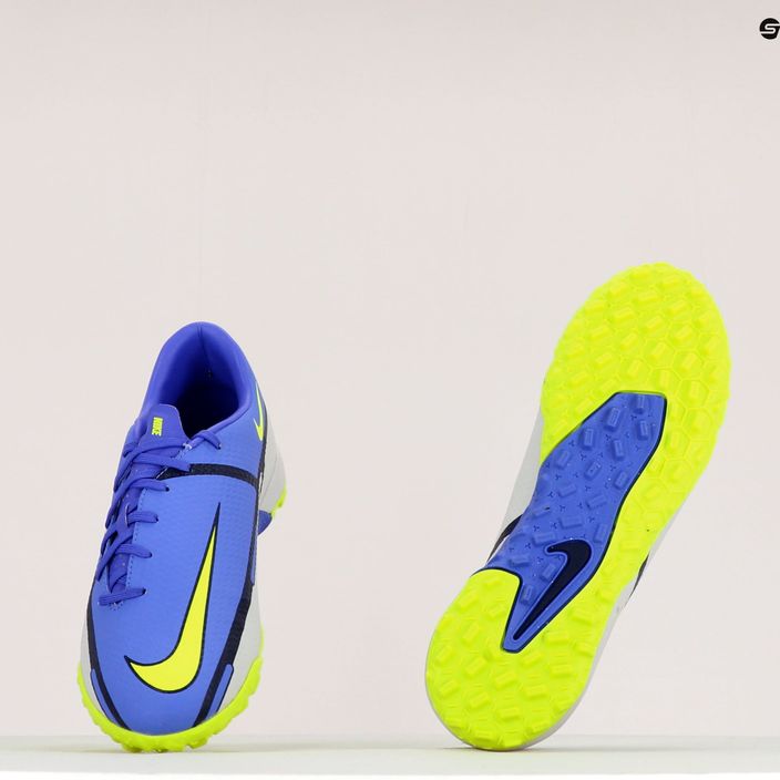Scarpe da calcio Nike Phantom GT2 Academy TF uomo zaffiro/volt/grigio nebbia/blu void 10