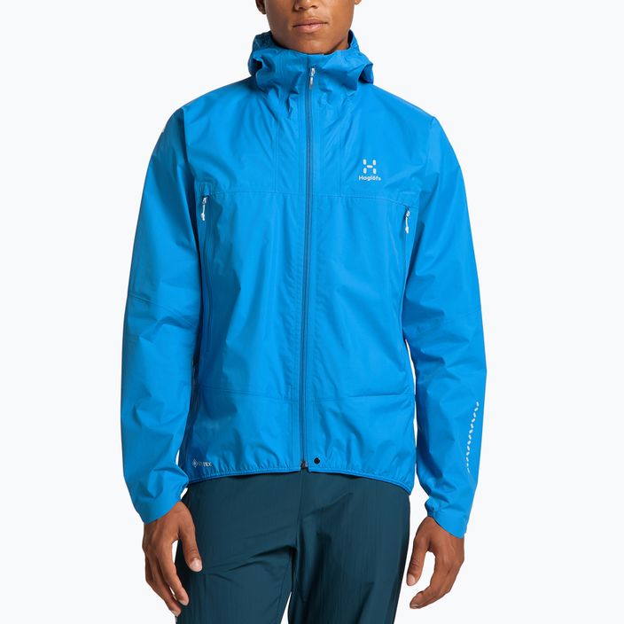 Haglöfs giacca da pioggia da uomo L.I.M GTX 2022 blu nordico