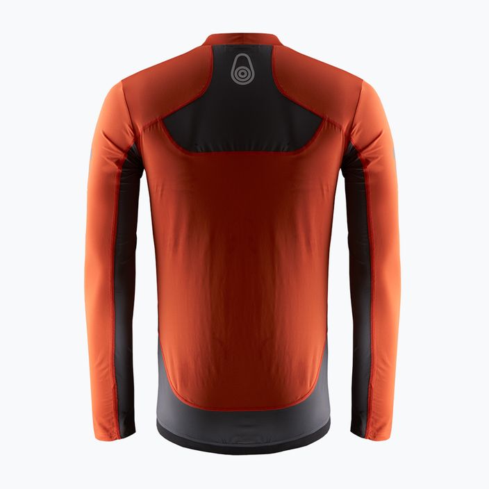 Sail Racing Reference LS Rashguard Longsleeve da uomo rosso fuoco 2