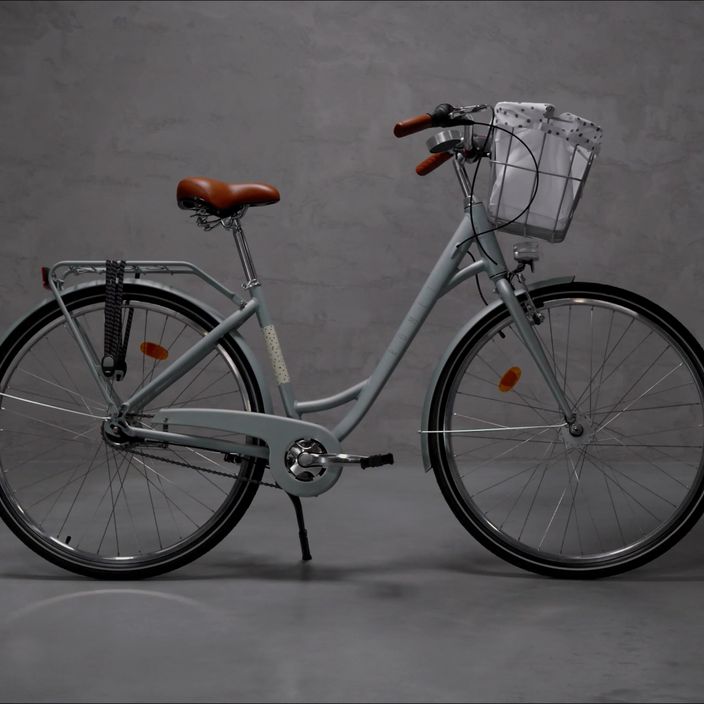 Bicicletta da donna Romet Pop Art 28 Lux grigio 17