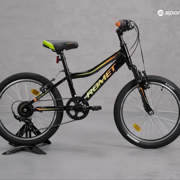Bicicletta per bambini Romet Rambler 20 Kid 2 nero/arancio 15