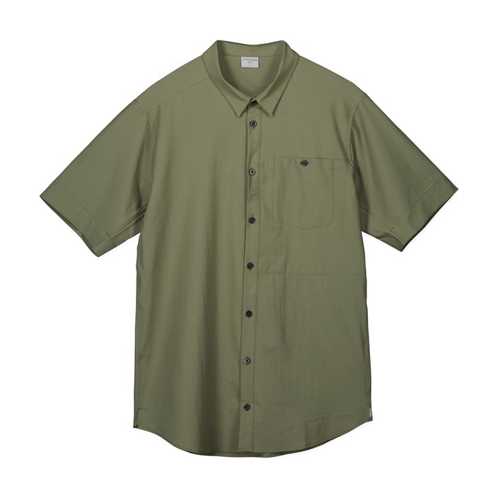 Camicia Houdini a maniche corte da uomo verde salvia 2