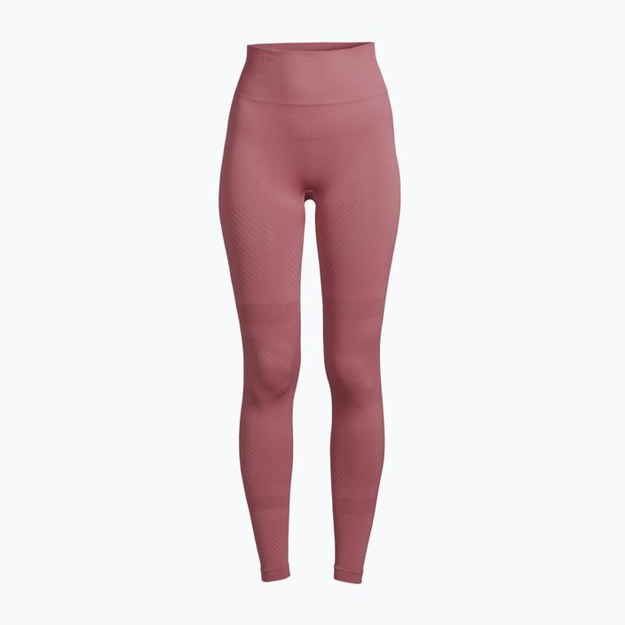 Casall leggings donna Essential Block senza cuciture a vita alta rosa minerale 5