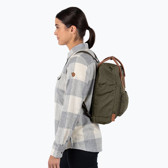 Fjällräven Kanken No. 2 16 l zaino oliva scuro 5