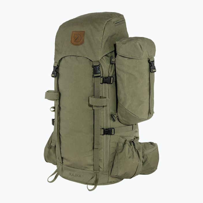 Fjällräven Kajka Zaino tasca laterale verde 3