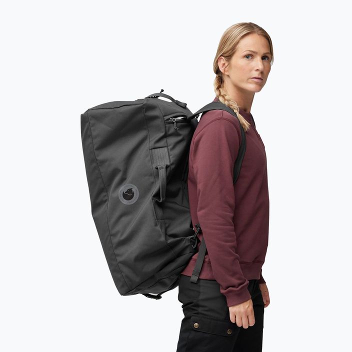 Fjällräven Färden Duffel 80 l nero carbone borsa da viaggio 5