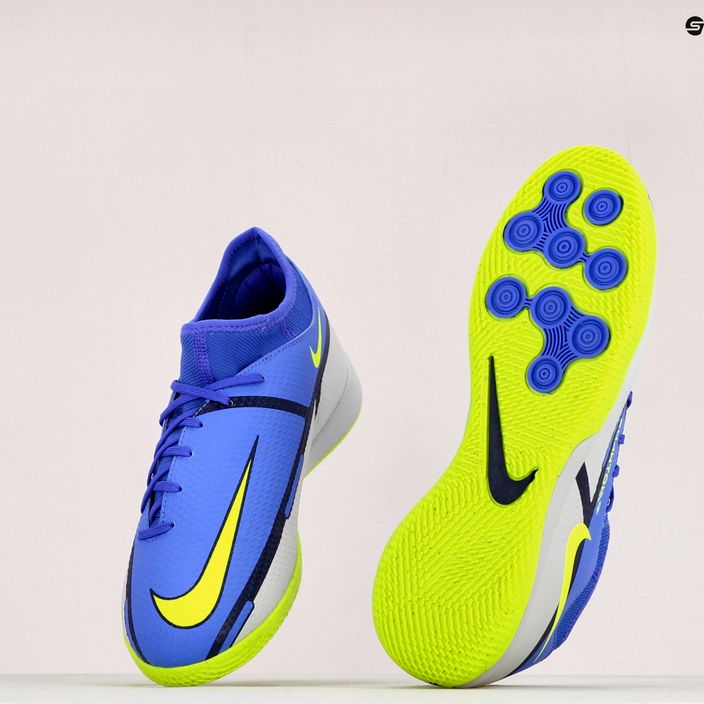 Scarpe da calcio da uomo Nike Phantom GT2 Academy DF IC sapphire/volt/grey fog/blue void 10