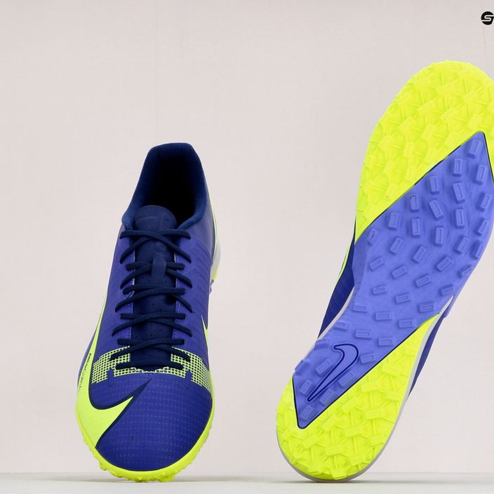 Scarpe da calcio uomo Nike Vapor 14 Academy TF lapis/volt/blu void 10