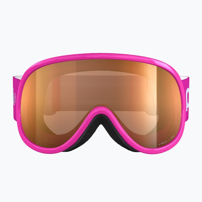 Occhiali da sci per bambini POC POCito Retina rosa fluorescente 6