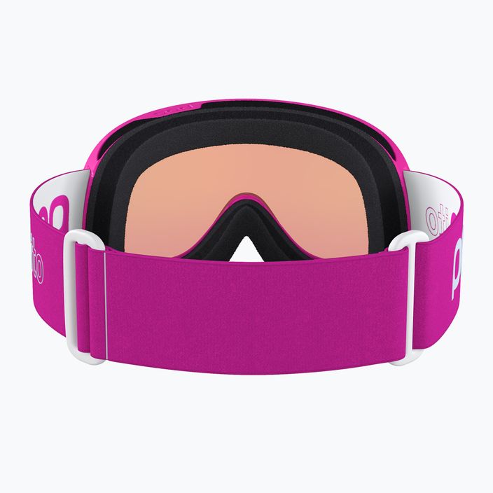Occhiali da sci per bambini POC POCito Retina rosa fluorescente 8