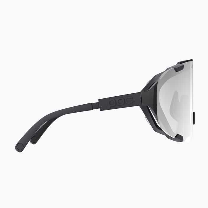 Occhiali da sole POC Devour Photochromic nero uranio/clarity photochromic/grigio intercambiabile 4