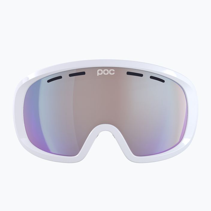Occhiali da sci POC Fovea Mid Photochromic bianco uranio/rosa chiaro/azzurro 2