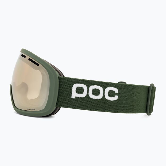 Occhiali da sci POC Fovea verde epidoto/avorio parzialmente soleggiato 4