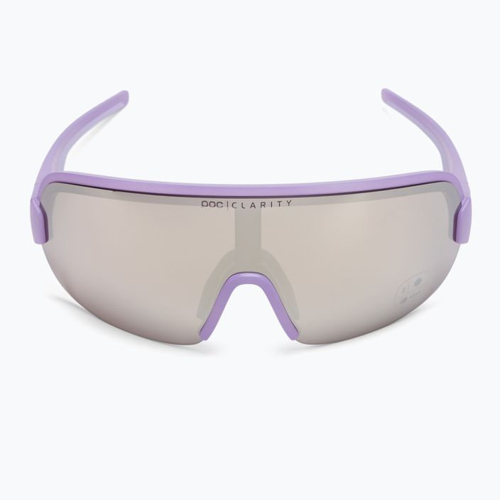 Occhiali da sole POC Aim purple quartz translucent/clarity road silver 3