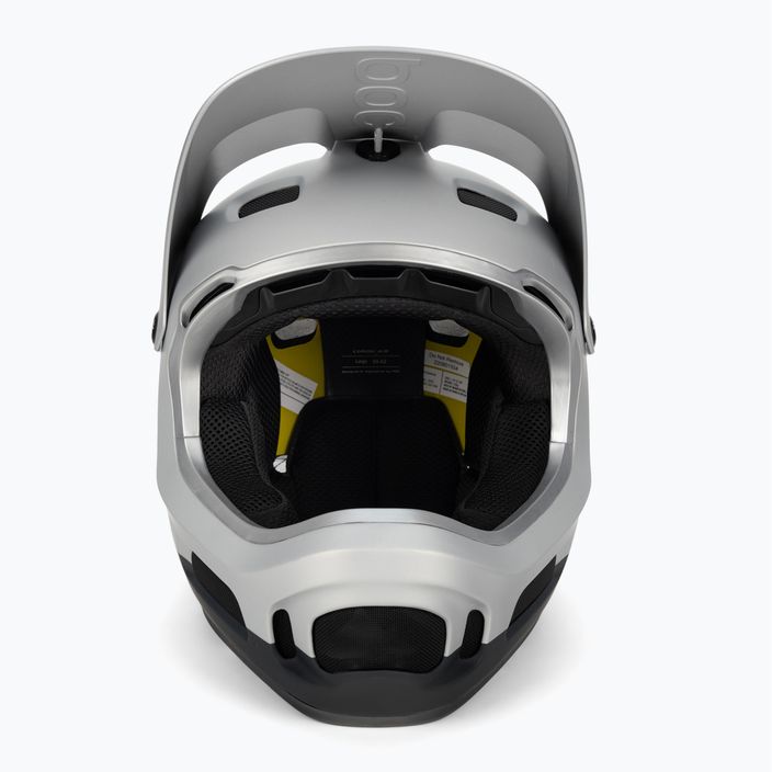 POC Coron Air MIPS casco da bicicletta argentite argento/nero uranio opaco 2