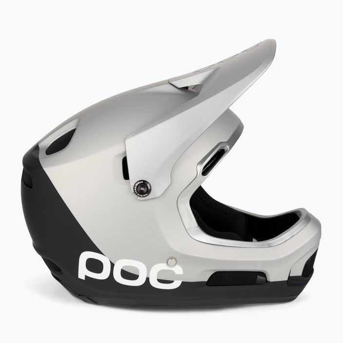POC Coron Air MIPS casco da bicicletta argentite argento/nero uranio opaco 3