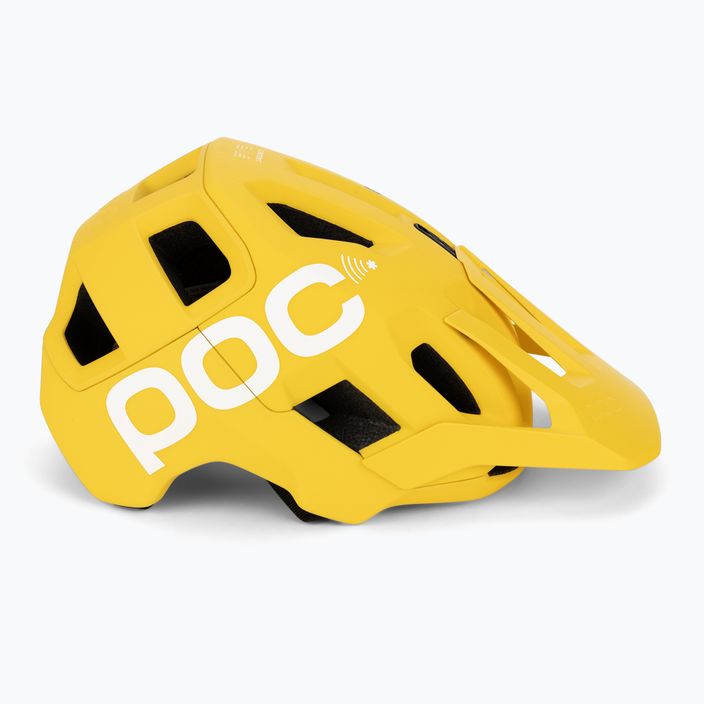 POC Kortal Race MIPS casco da bicicletta giallo avventurina opaco 3