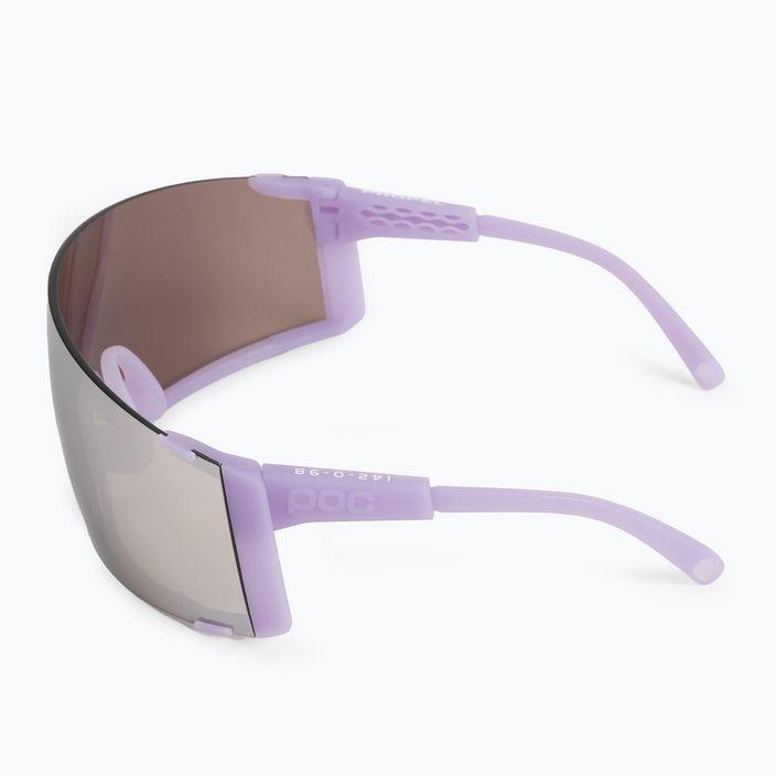 Occhiali da sole POC Propel purple quartz translucent/clarity road silver 5