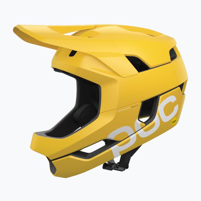 POC Otocon Race MIPS casco da bicicletta giallo avventurina opaco 8