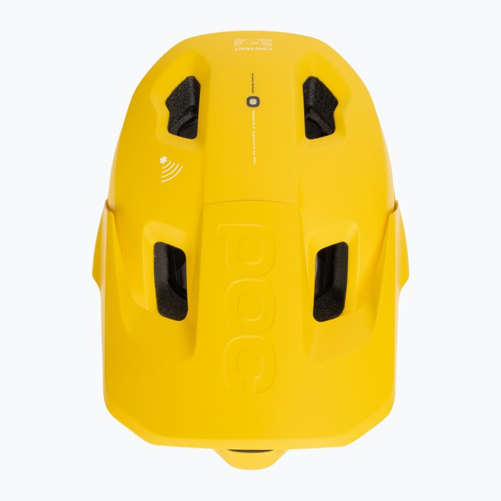 POC Otocon Race MIPS casco da bicicletta giallo avventurina opaco 7