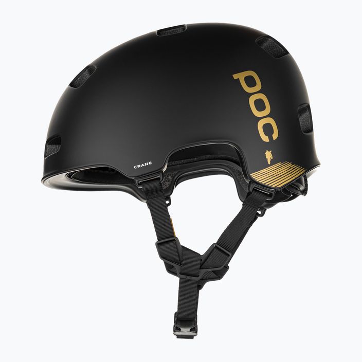 Casco MTB POC Crane MIPS Fabio Ed. nero uranio opaco/oro 5