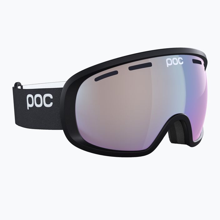 POC Fovea Clarity Photochromic nero uranio/clarity photo rosa chiaro/blu cielo occhiali da sci 8