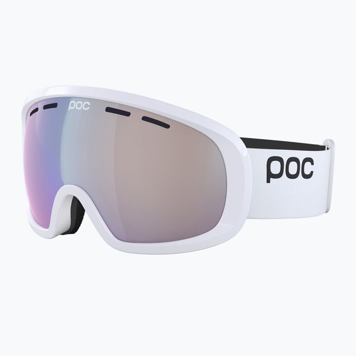 POC Fovea Mid Clarity Photochromic hydrogen white/clarity photo light pink/sky blue occhiali da sci 6