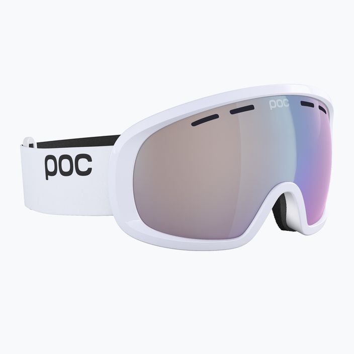 POC Fovea Mid Clarity Photochromic hydrogen white/clarity photo light pink/sky blue occhiali da sci 8