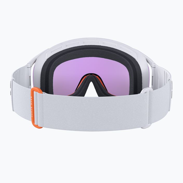 POC Zonula Clarity Comp occhiali da sci bianco/arancio fluorescente/blu specchiato 8