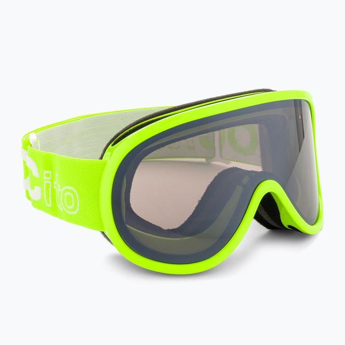 POC POCito Retina occhiali da sci per bambini giallo fluorescente/verde/clarity pocito