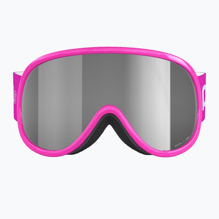 POC POCito Retina rosa fluorescente/clarity occhiali da sci per bambini POCITO 7