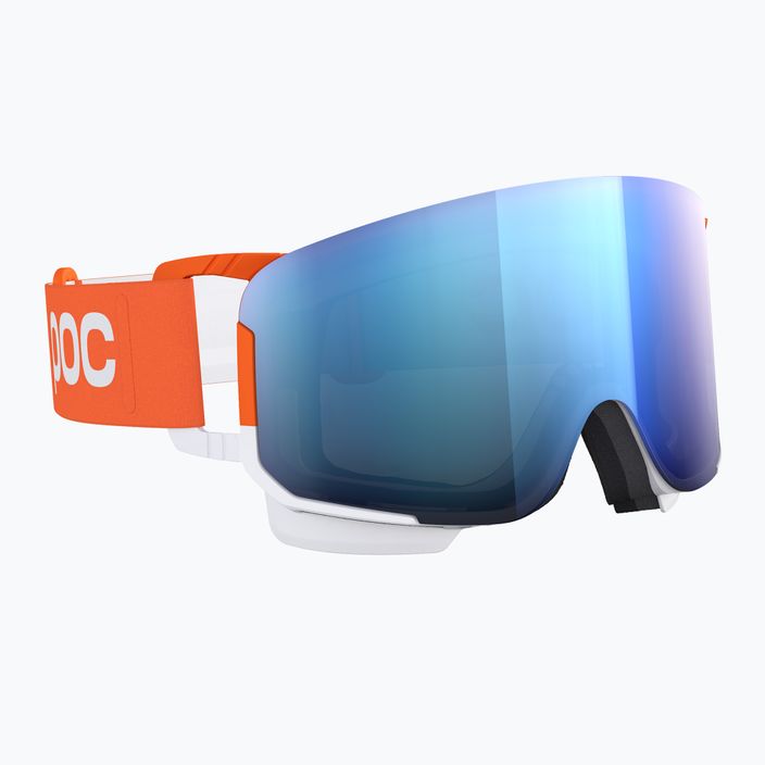 Occhiali da sci POC Nexal Clarity Comp arancione fluorescente/bianco idrogeno/blu spectris 10