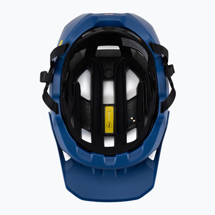POC Kortal Race MIPS casco da bici blu opale/nero uranio metallizzato/opaco 5