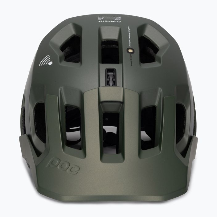 POC Kortal Race MIPS casco da bici verde epidoto/nero uranio metallizzato/opaco 2