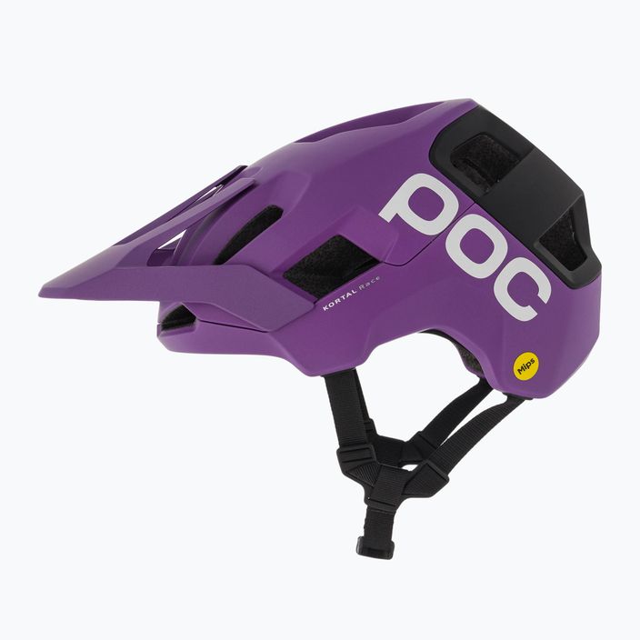 Casco da bicicletta POC Kortal Race MIPS purple/uranium black metallic matt 5