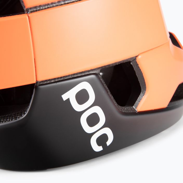 POC Otocon Race MIPS arancione fluorescente avip/nero uranio opaco casco da bici 7