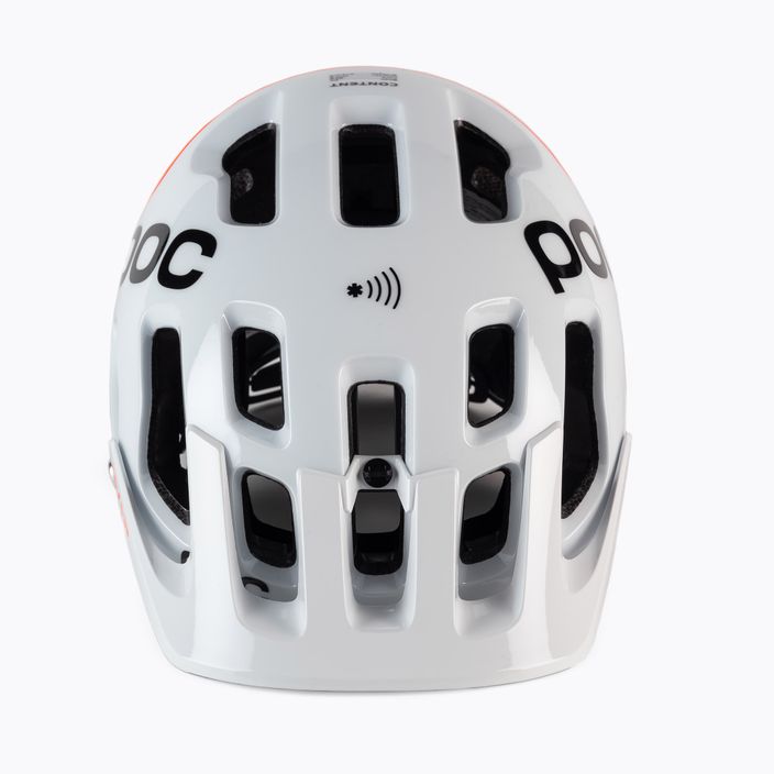 POC Tectal Race MIPS NFC idrogeno bianco/arancio fluorescente casco da bici avip 2