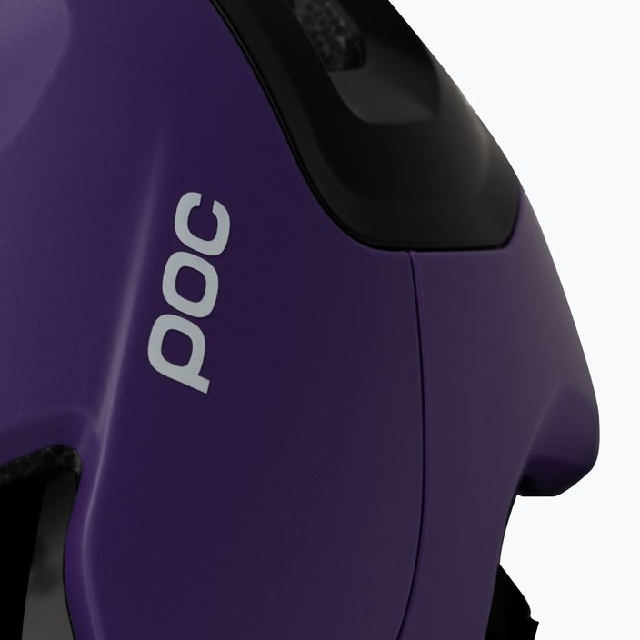 POC Axion Race MIPS casco da bici viola zaffiro/nero uranio metallizzato/opaco 7