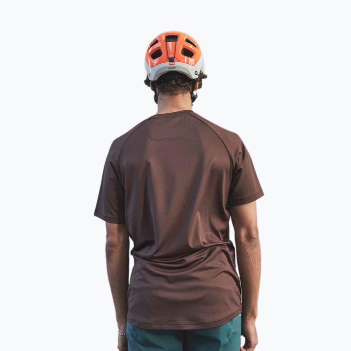 Maglia da ciclismo POC Reform Enduro Tee axinite marrone da uomo 3