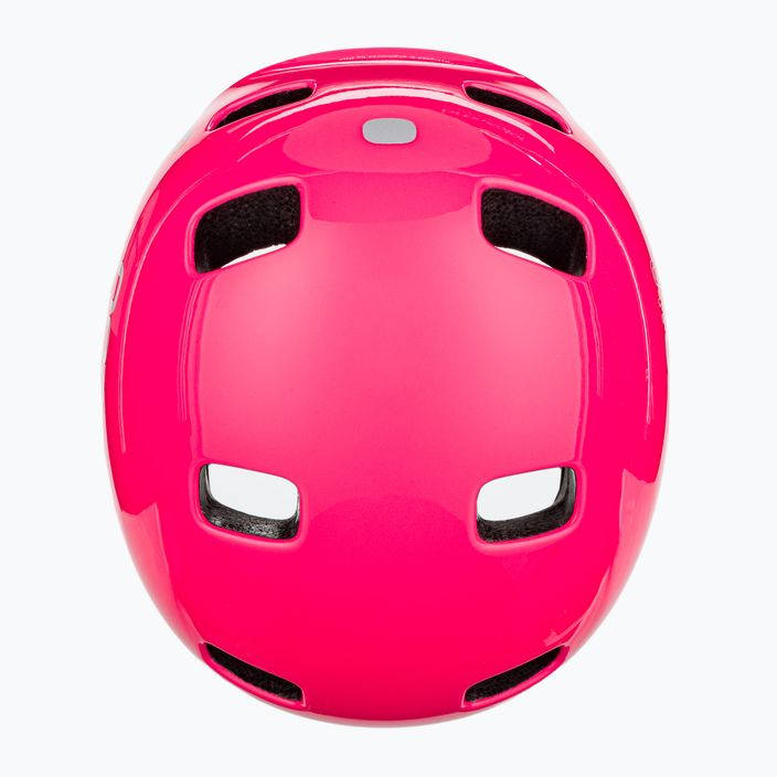 Casco da bici per bambini POC Pocito Crane MIPS rosa fluo 6