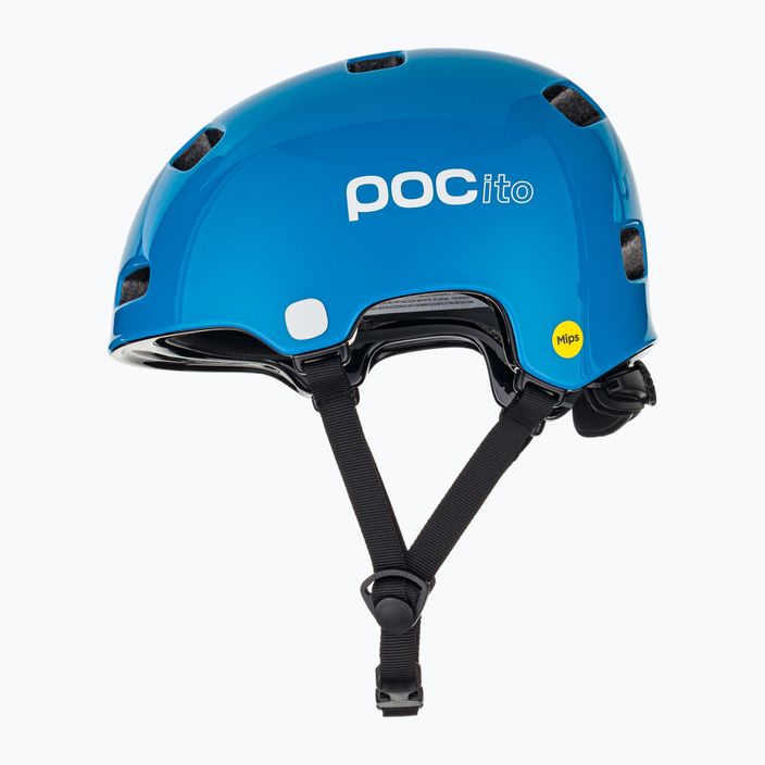 Casco da bici per bambini POC Pocito Crane MIPS blu fluorescente 5