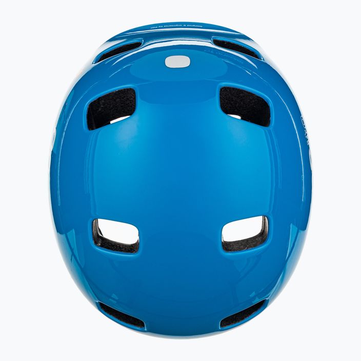 Casco da bici per bambini POC Pocito Crane MIPS blu fluorescente 6