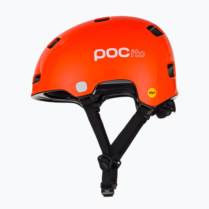 Casco da bici per bambini POC Pocito Crane MIPS arancione fluorescente 5