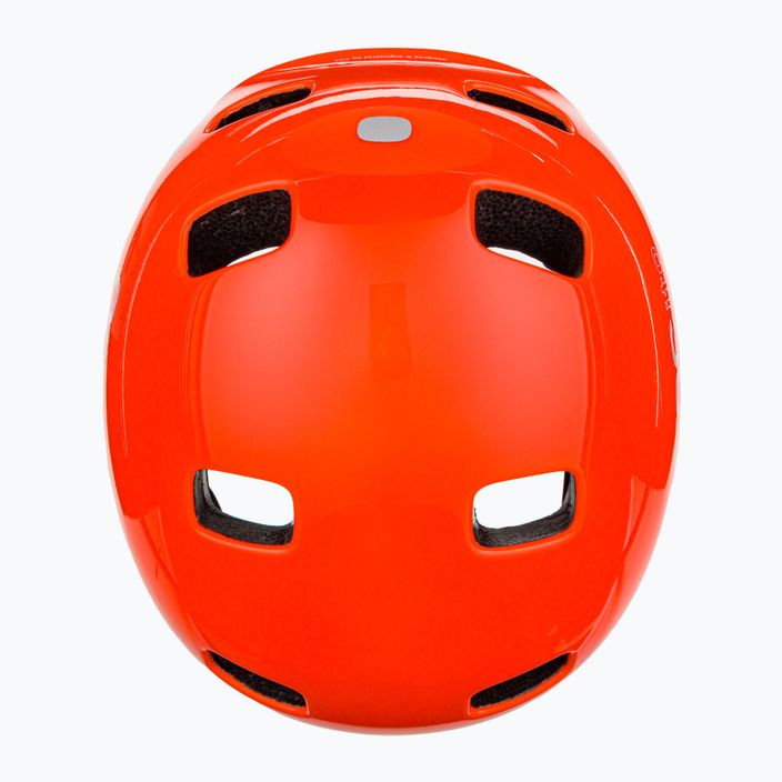 Casco da bici per bambini POC Pocito Crane MIPS arancione fluorescente 6