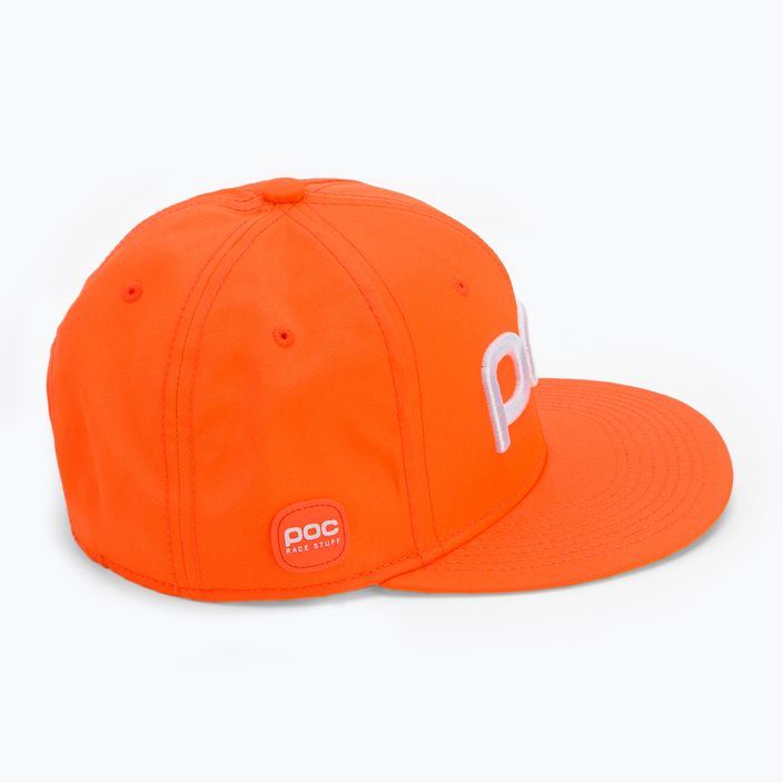 Cappello da baseball POC Race Stuff arancione fluorescente 2