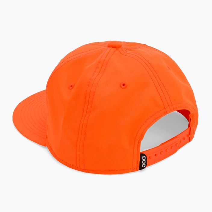 Cappello da baseball POC Race Stuff arancione fluorescente 3